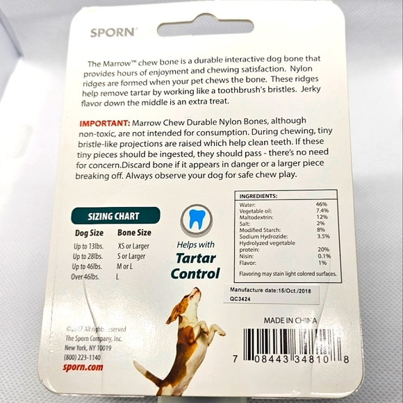 SPORN - Marrow Chew Bone - Medium - Picture 3 of 5